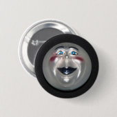 Zeer kool Man op de motorfiguur Button (Voorkant /achterkant)