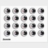 Zeer kool Man op de Stickers van de Moon Round (Vel)