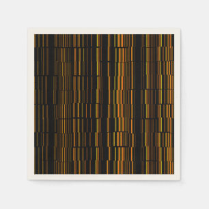 Zeer kool Matig Oranje gestreept Servet