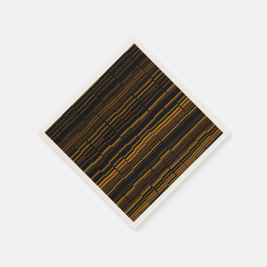 Zeer kool Matig Oranje gestreept Servet (Hoek)