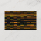 Zeer kool Matig Oranje gestreept Visitekaartje (Voorkant)