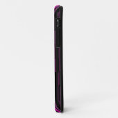 Zeer kool Modern Magenta Striped Case-Mate iPhone Case (Achterkant/links)