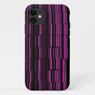 Zeer kool Modern Magenta Striped Case-Mate iPhone Case