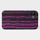 Zeer kool Modern Magenta Striped Case-Mate iPhone Case (Achterkant (horizontaal))