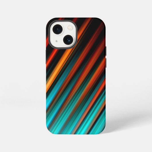 Zeer kool Modern Multicolored Striped iPhone Hoesje (Achterkant)