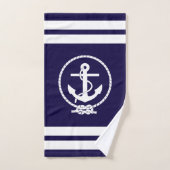 Zeer kool Nautical Anchor Patroon Bad Handdoek (Handdoek)