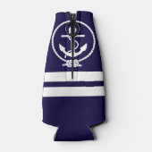 Zeer kool Nautical Anchor Patroon Flesjeskoeler (Achterkant)