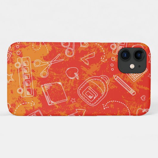 Zeer kool schooltas met 1000 iPhone Case-Mate iPhone Case (Achterkant (horizontaal))