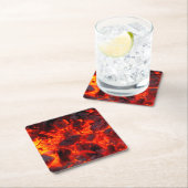 Zeer kool verbrand kolen kartonnen onderzetters (Insitu)