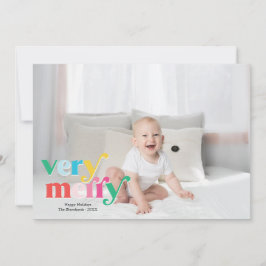 Zeer kort voor feestdag feestdagenkaart