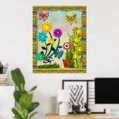Zeer korte dag Whimsical Fantasy Art Poster (Thuiskantoor)