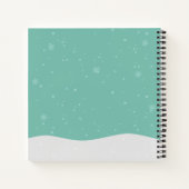 Zeer korte kerstman en rendierlijk Guestbook Notitieboek (Achterkant)