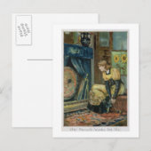 Zeer kostbare wensen voor u, Victoriaans kerst Feestdagenkaart (Voorkant / Achterkant)