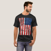 Zeer koude Amerikaanse vlag T-shirt (Voorkant volledig)