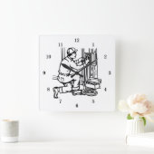 Zeer koude, elektriciens wandklok (Huis)