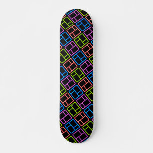 Zeer koude en kleurrijke soorten skateboard