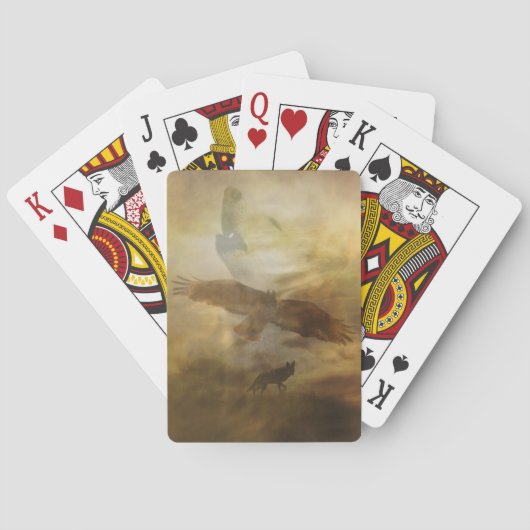 Zeer koude, in het zuidwesten gangbare speelkaarte speelkaarten (Achterkant)