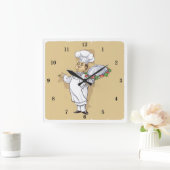 Zeer koude kaasmuur vierkante klok (Huis)