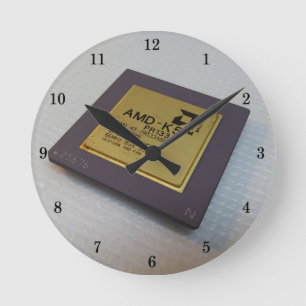 Zeer koude microprocessor wandklok