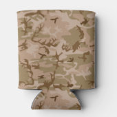 Zeer koude, militaire woestijn, bruin Camo Blikjeskoeler (Achterkant)