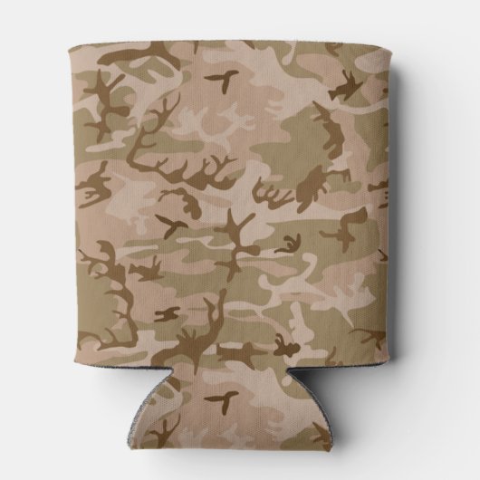 Zeer koude, militaire woestijn, bruin Camo Blikjeskoeler (Achterkant)