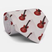 Zeer koude miniatuurelektrische gitaarStropdas Stropdas (Opgerold)