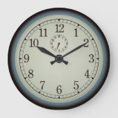 Zeer koude, oude wandklok (Voorkant)