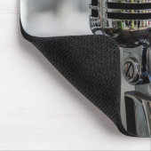 Zeer koude  Retrostijl microfoon Muismat (Hoek)