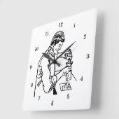 Zeer koude scheikundige wandklok (Hoek)