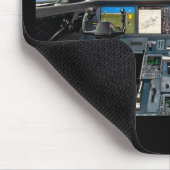 Zeer koude Vliegtuigen waslijst/paneel Muismat (Hoek)