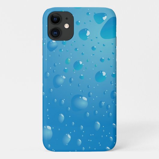 Zeer koude waterdruppels iPhone Case (Achterkant)