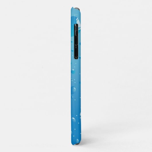 Zeer koude waterdruppels iPhone Case (Achterkant/links)
