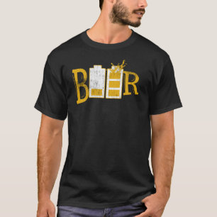 Zeer laag op bier nodig bier olie zal afsluiten va t-shirt