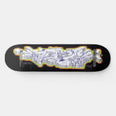 ZEER Label 03 ~ Graffiti Art Pro Skateboard Deck (Horizontaal)