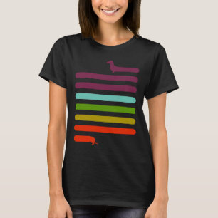 Zeer lange Dachshund T-shirt