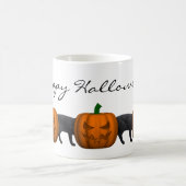 Zeer lange halloween kat koffiemok (Center)