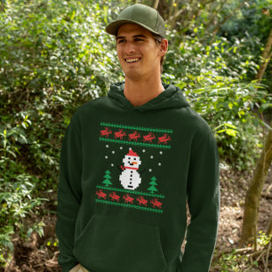 Zeer Lelijke Kerstman Sneeuwman Rendier Paren Hoodie