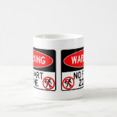 Zeer leuk Classic Geen Fart Zone Teken Koffie Mok (Center)