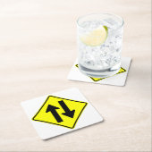 Zeer leuk Classic Two Way Traffic Sign Onderzetter (Insitu)
