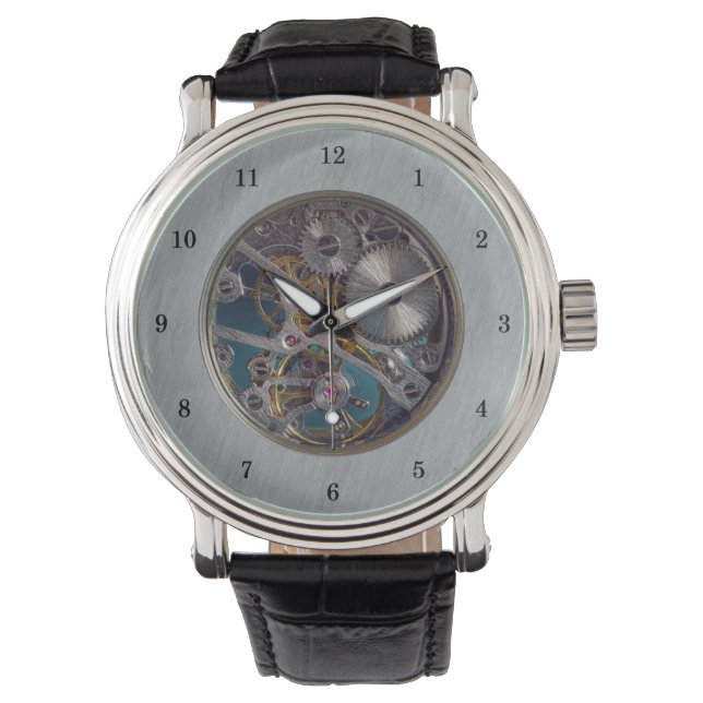 Zeer leuk gesimuleerd transparant polshorloge horloge (Voorkant)