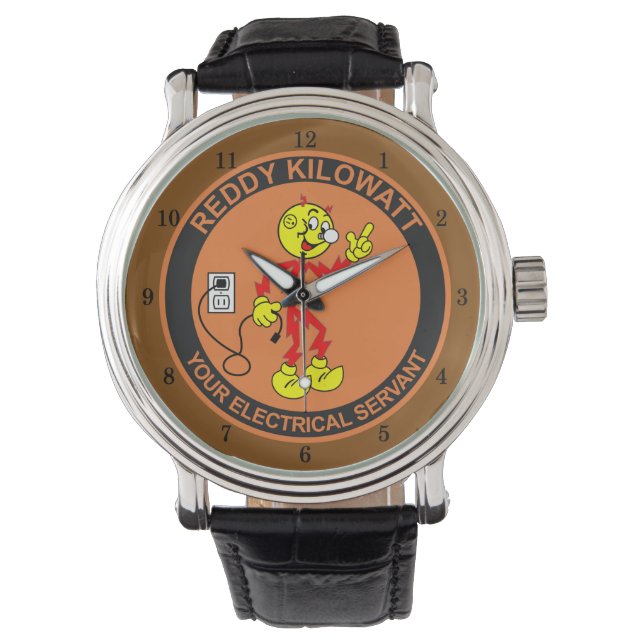 Zeer leuk Reddy Kilowatt polshorloge Horloge (Voorkant)