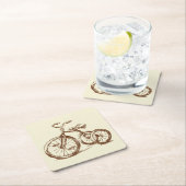 Zeer leuke Antiek TriCycle Sketch Onderzetter Set (Insitu)