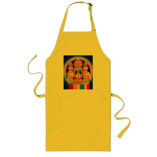 Zeer leuke en zeer mooie ontwerpen op lang schort (Voorkant)