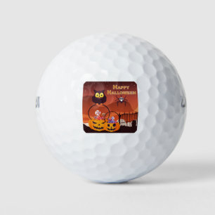 Zeer leuke Happy Halloween-design Golfballen