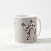 Zeer leuke oude vechtsporten koffie Mok (Voorkant rechts)