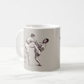 Zeer leuke oude vechtsporten koffie Mok (Voorkant links)