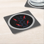 Zeer leuke Quad Auto Meter Systeem Onderzetter Set (Schuin)