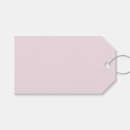 Zeer licht Baby roze cadeau Labels Cadeaulabel (Voorkant (Horizontaal))