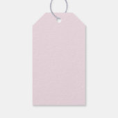 Zeer licht Baby roze cadeau Labels Cadeaulabel (Achterkant)