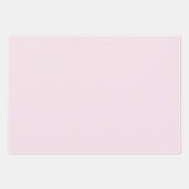 Zeer licht Baby roze wikkelpapier vellen (Voorkant 2)